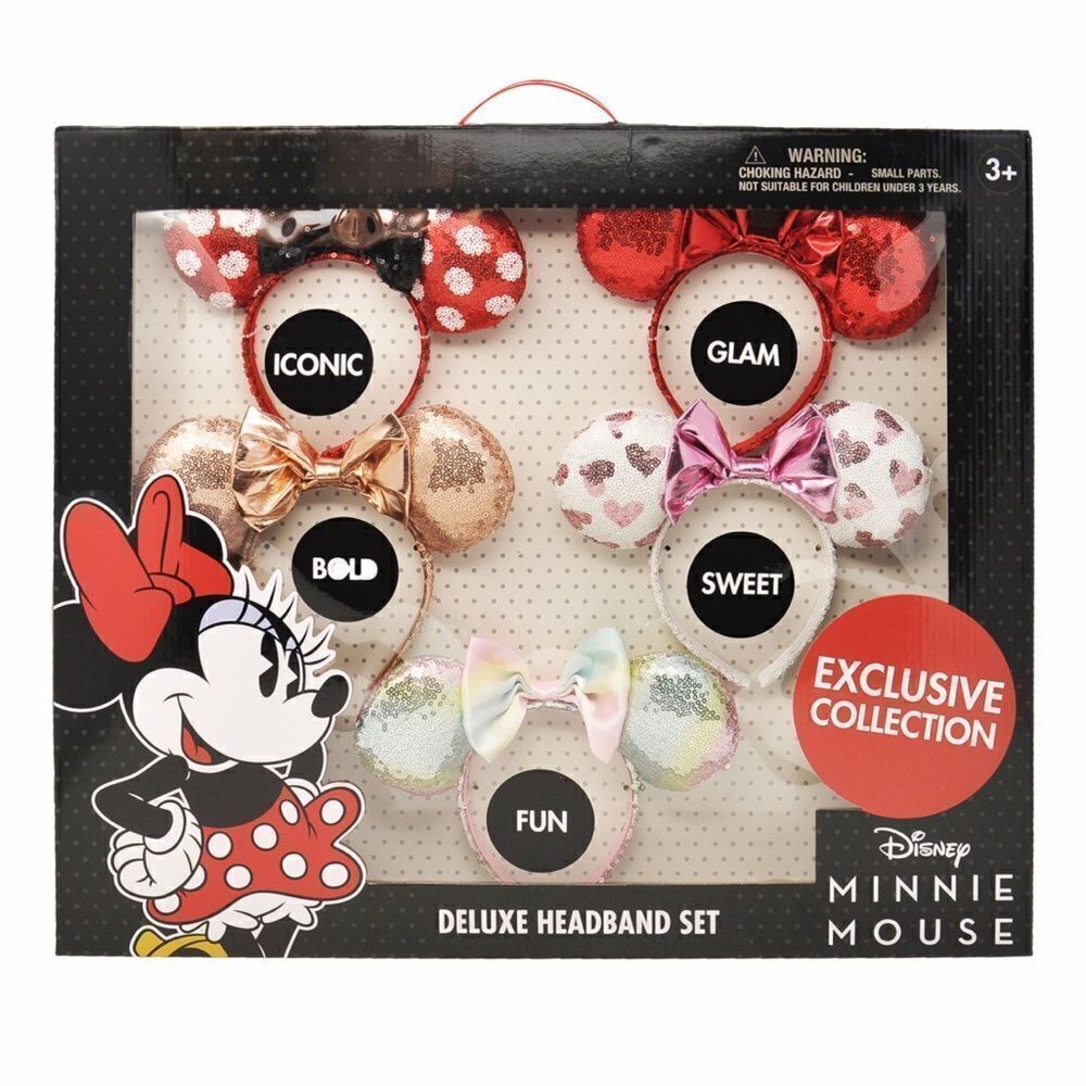 Disney Minnie Mouse Deluxe Accessory 5 Piece Set NWT